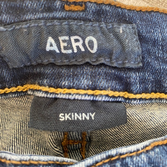 AERO Skinny Blue Jeans - Picture 4 of 6